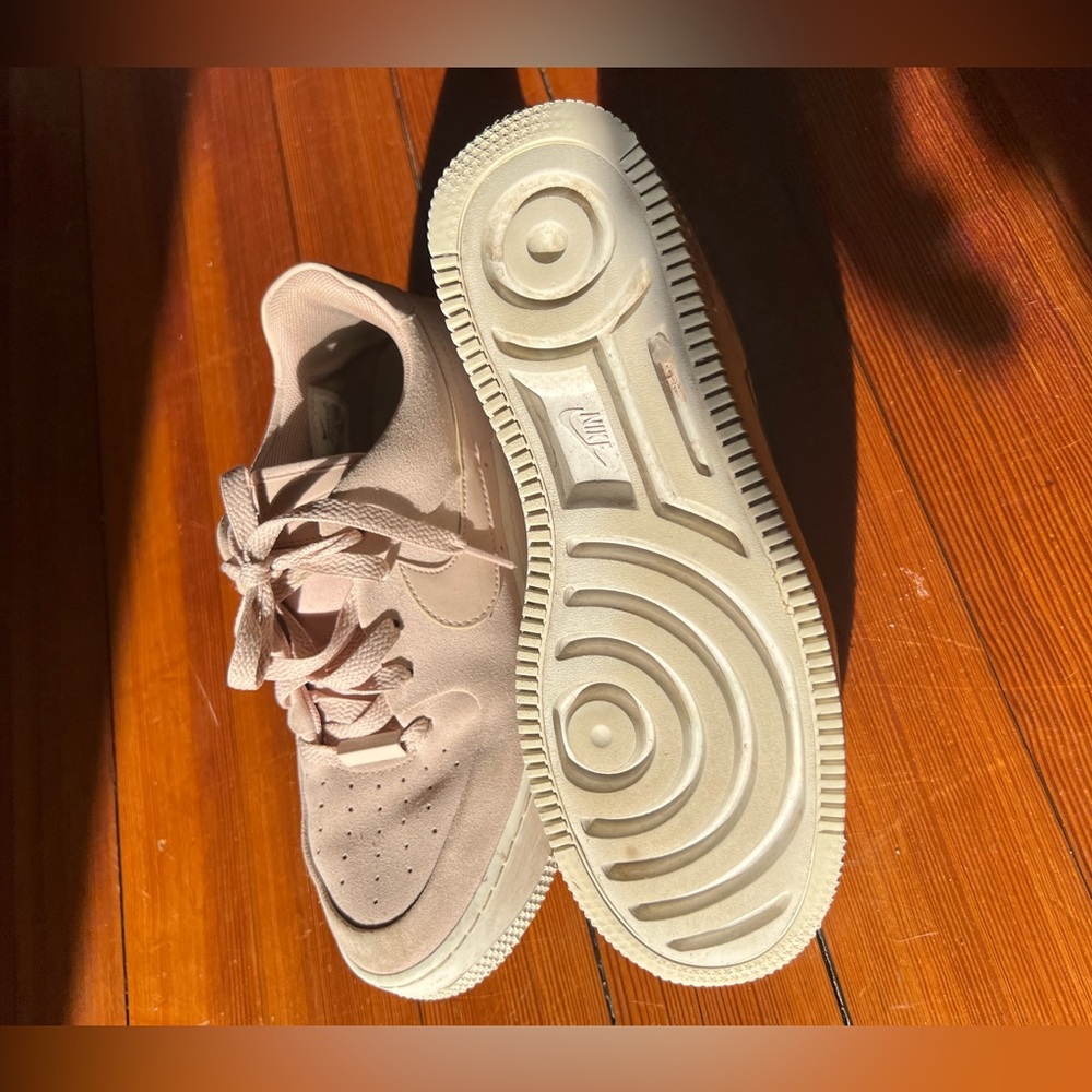 Nike Air Force One Pink Platform Sneakers